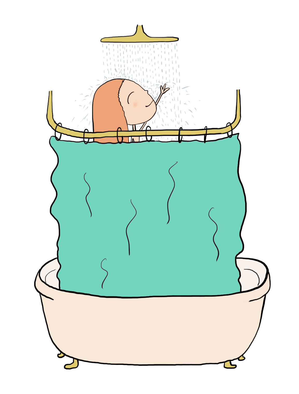 lady in shower lady in shower