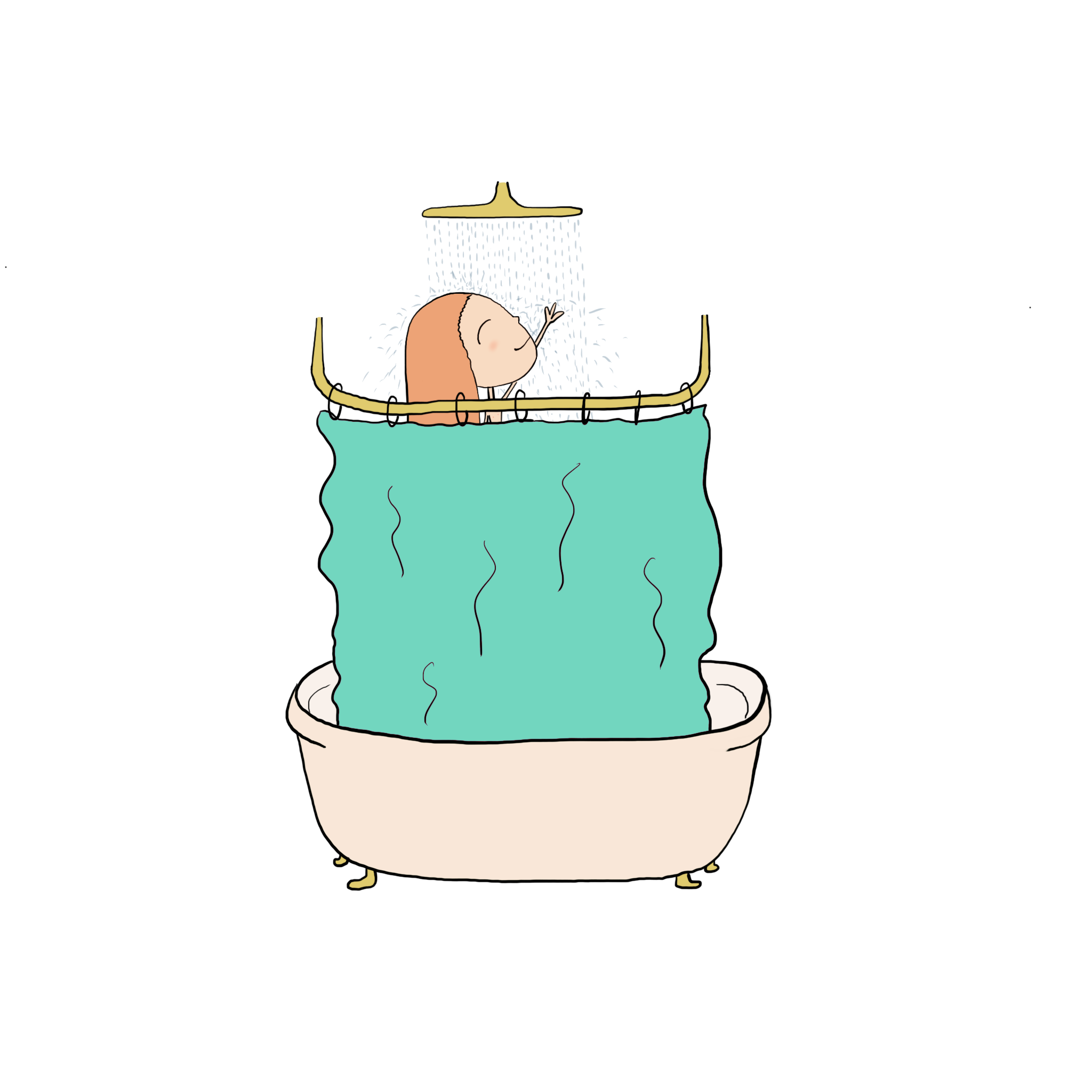 lady in shower lady in shower
